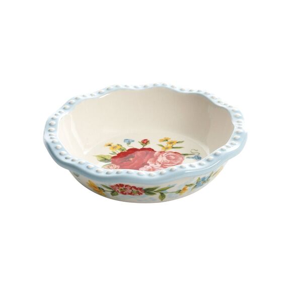 Pioneer Woman Floral Medley Mini Pie Pans 4-Piece Vintage Country 5.5-inch Gift - Picture 6 of 7